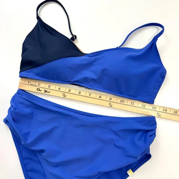 Summer salt Sz 6 Royal Blue The Marina 2 Piece Bikini Set Swimsuit Coastal Beach - Picture 7 of 12